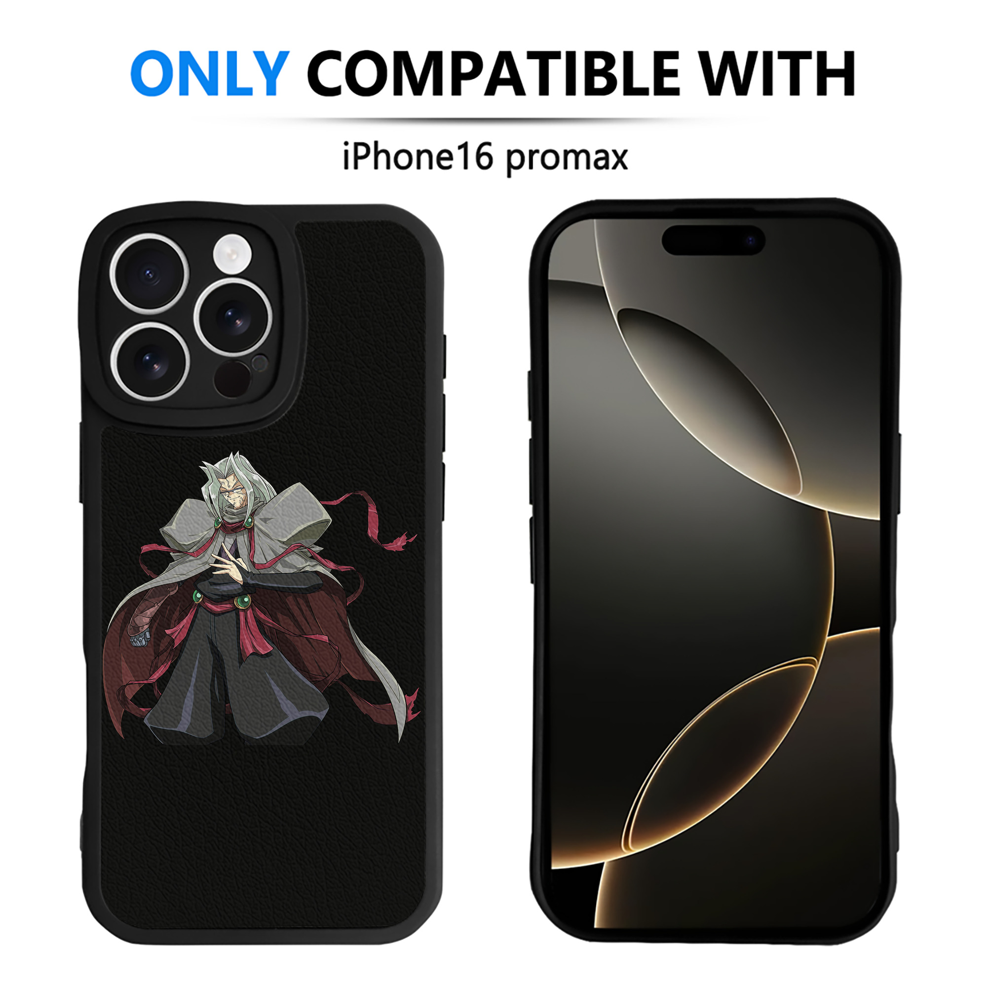 （画像用） 遊☆戯☆王 Yu-Gi-Oh! 【iPhone 16シリーズ対応】シリコンスマホケース（レザー調） 材質：シリコン